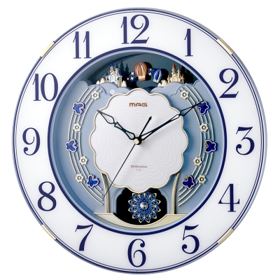電波振り子時計 鹿鳴館ＤＸ - （掛時計｜ギフト）：オリジナル時計・名 